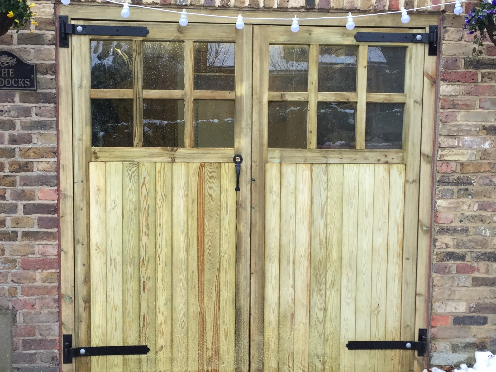 Glazed doors softwood