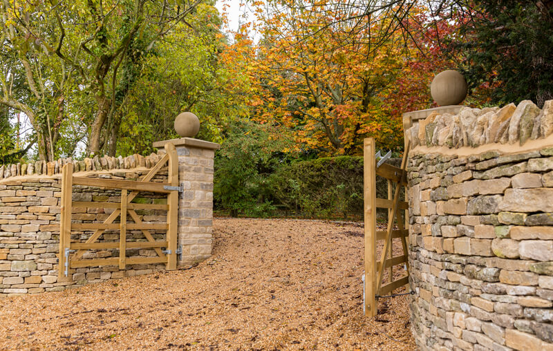 wooden gate