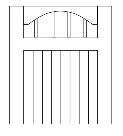 Caprice style gate