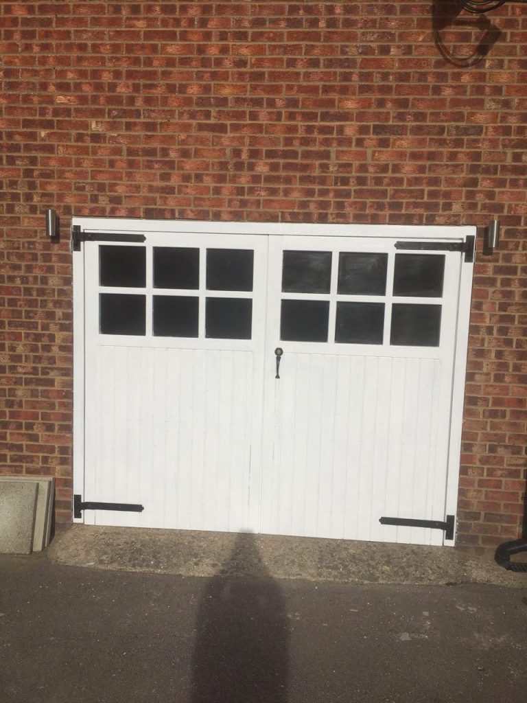 painted garage door 