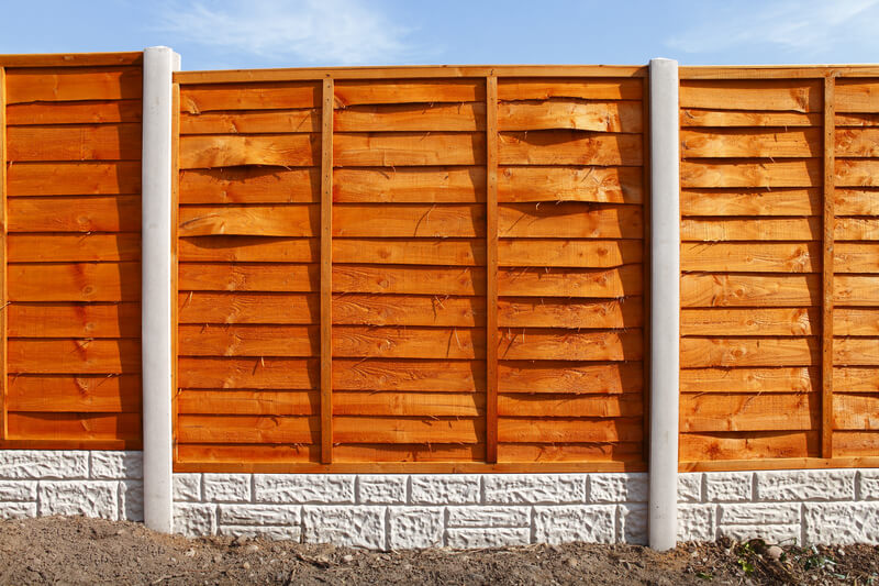 Wood fence panels