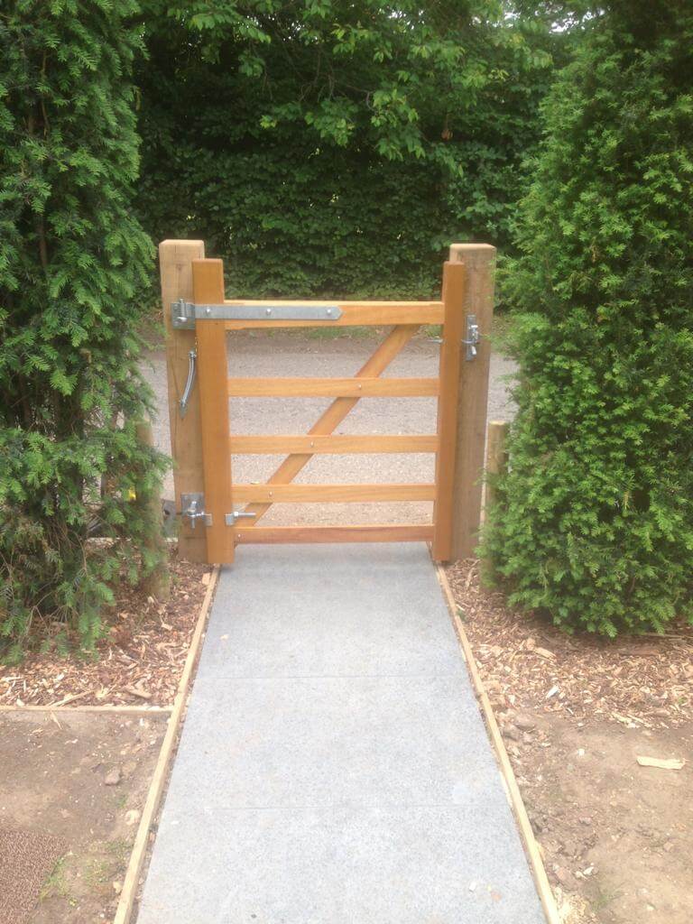 Small brown Wooden Gate