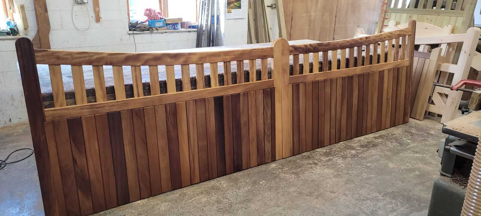 wooden gates