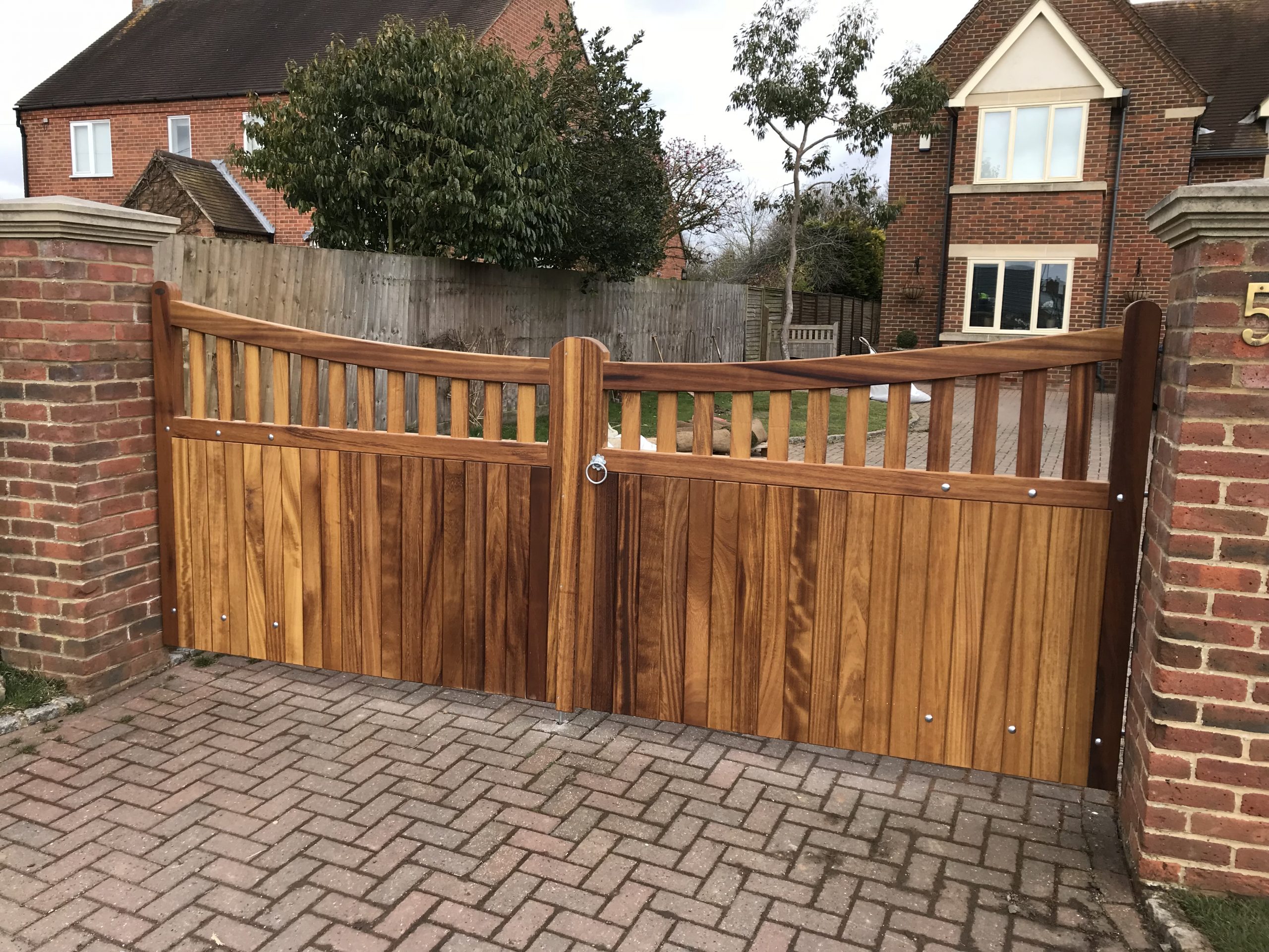 Iroko Oakley Gate